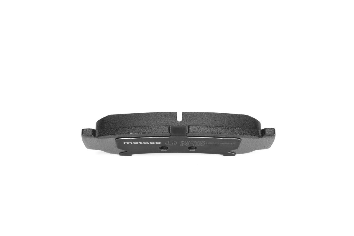 Колодки тормозные задние дисковые к-кт metaco 3010-069 preview 4