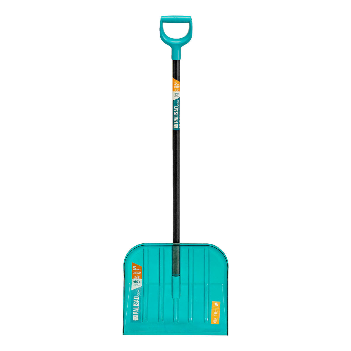 Лопата снеговая поликарбонат 400х400х1380мм СВЕРХПРОЧНАЯ , алюм. черенок, luxe PALISAD preview 2