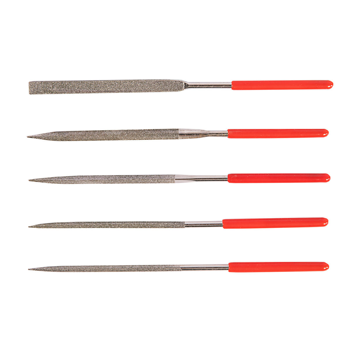 Набор надфилей алмазных 140х70х3 5шт MATRIX preview 2