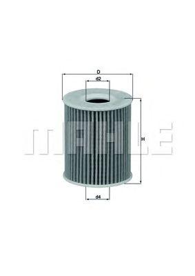 Фильтр масляный KNECHT OX 424 D preview 1