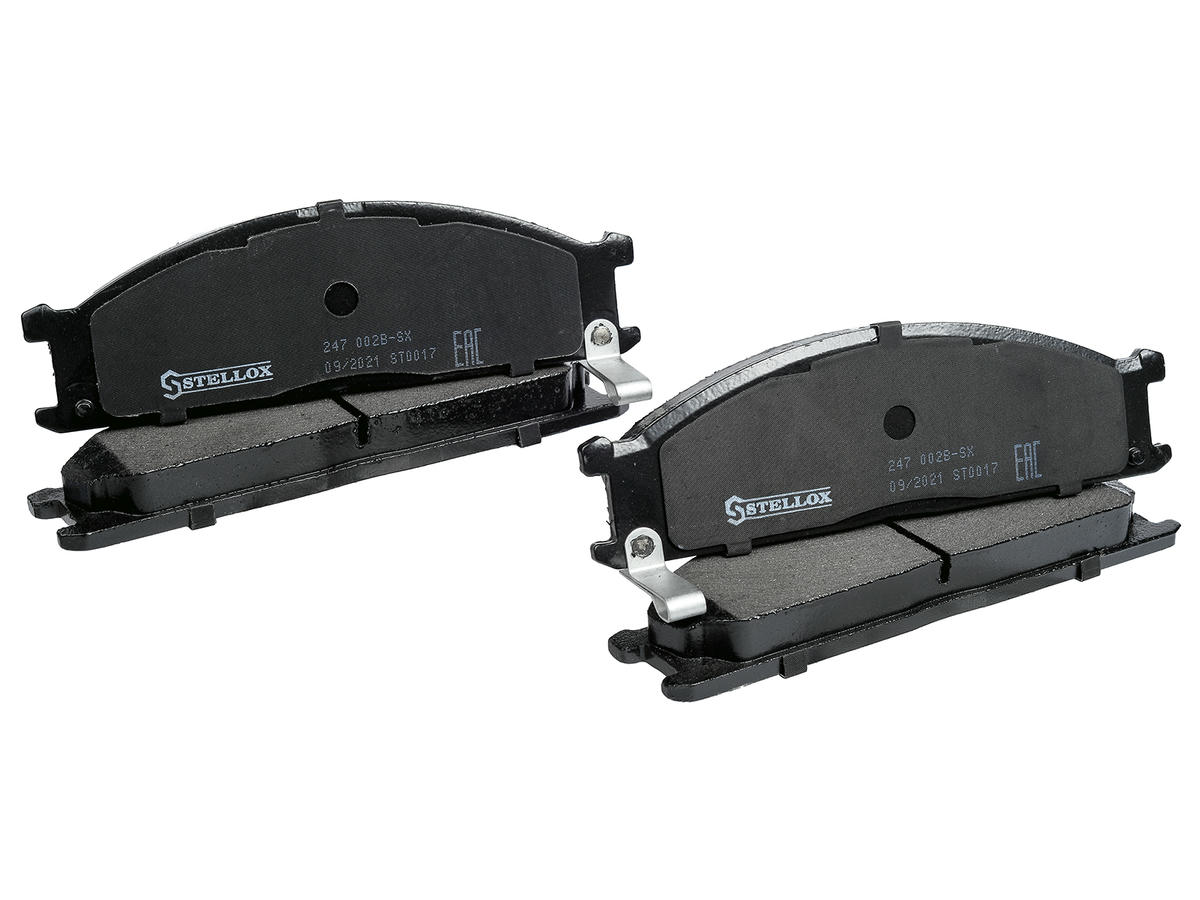 247 002B-SX_колодки дисковые! с антискр. пл. Nissan preview 2