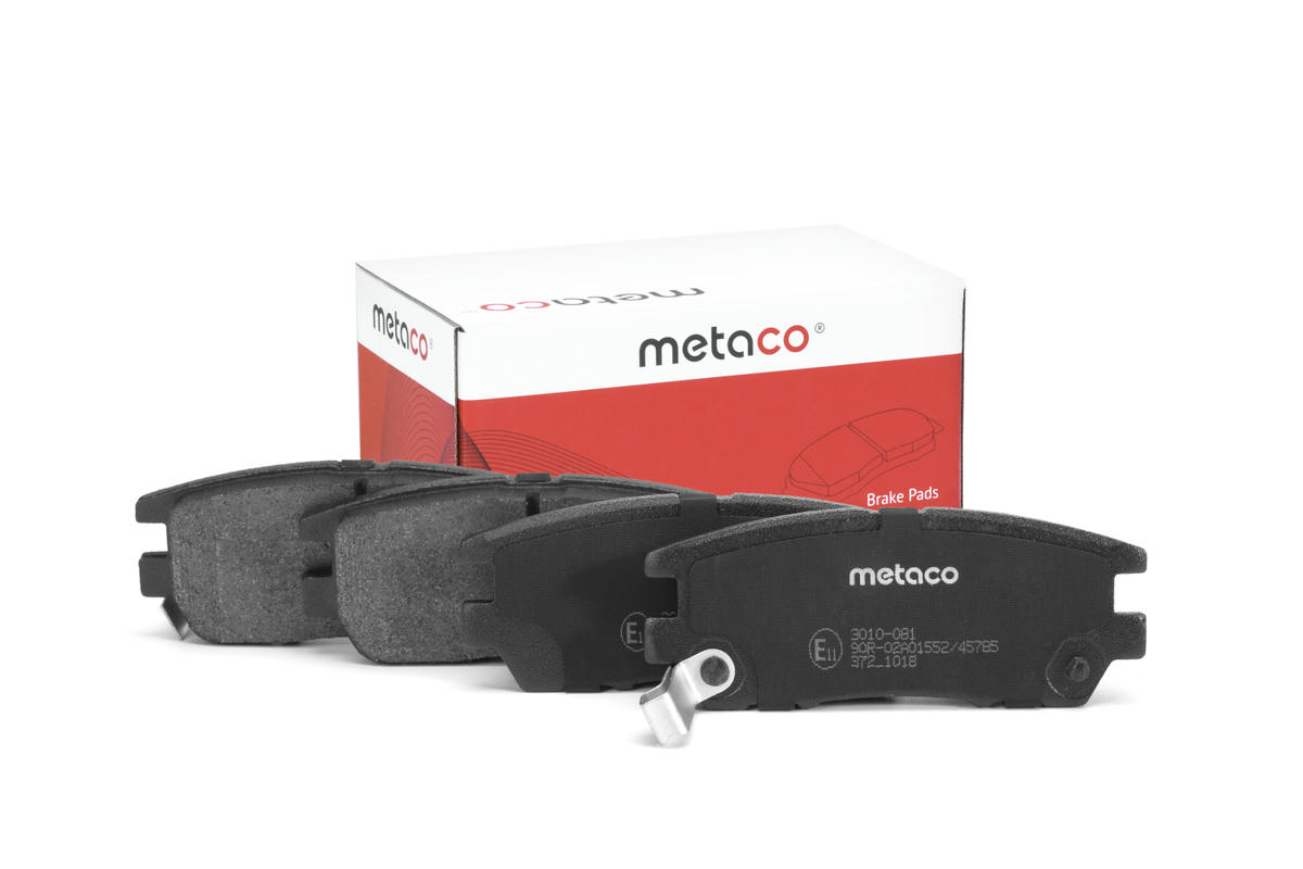 Колодки тормозные задние дисковые к-кт metaco 3010-081 preview 1