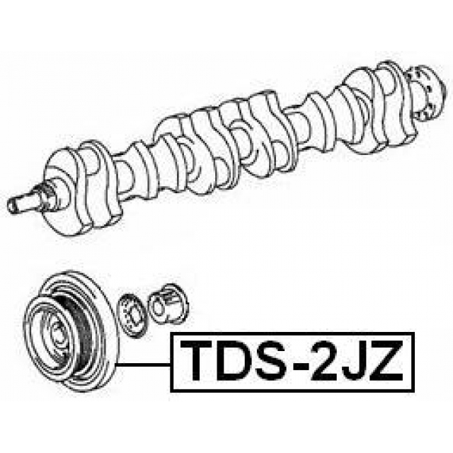 Шкив коленвала FEBEST TDS-2JZ preview 2