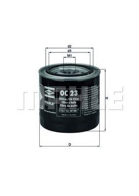 Фильтр масляный KNECHT _OC23oF preview 1