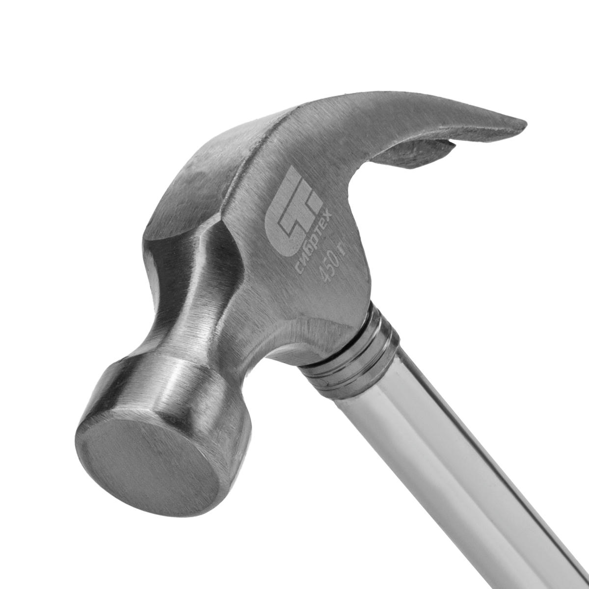 Молоток-гвоздодер 450гр. металл. обрезин. ручка СИБРТЕХ preview 4