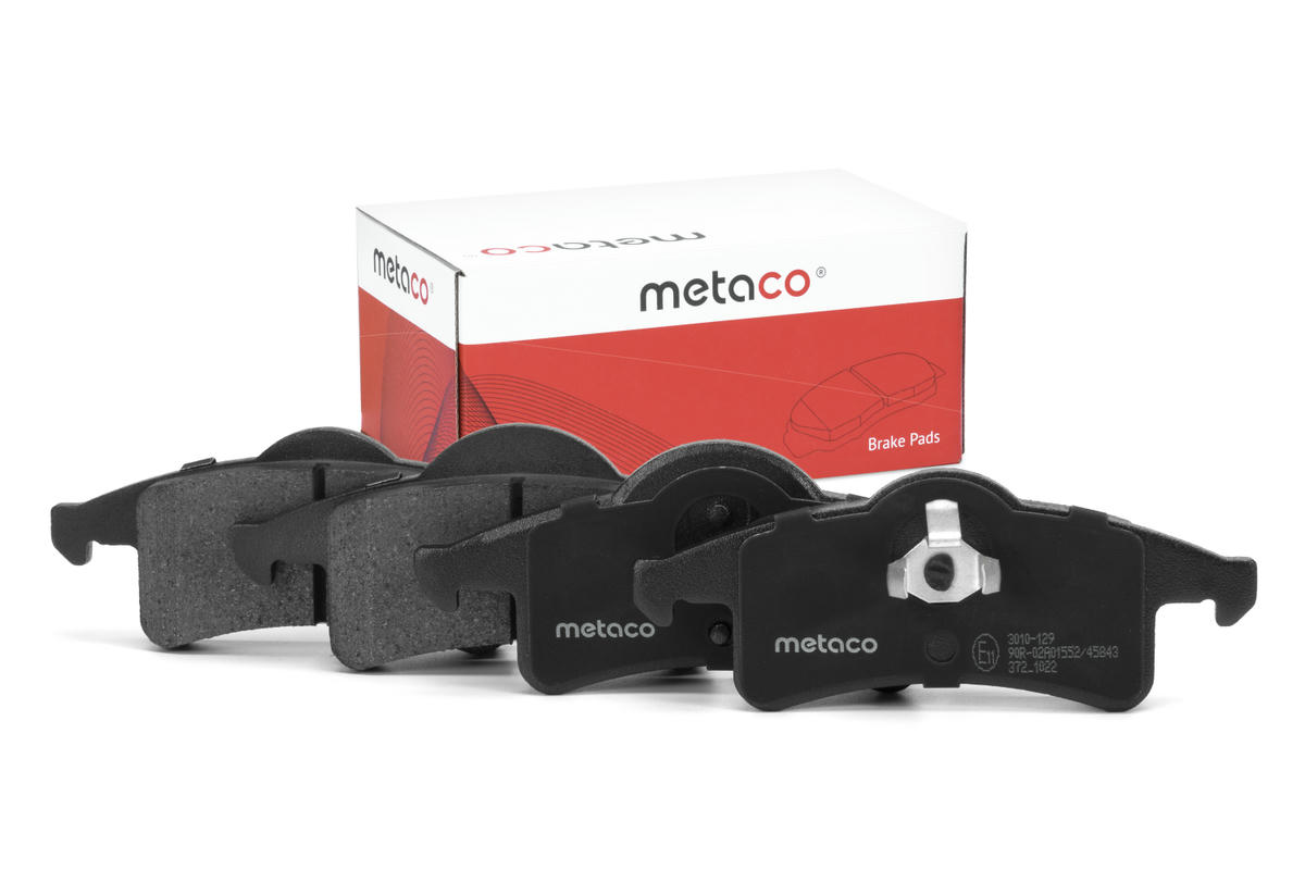 Колодки тормозные задние дисковые к-кт metaco 3010-129 preview 1