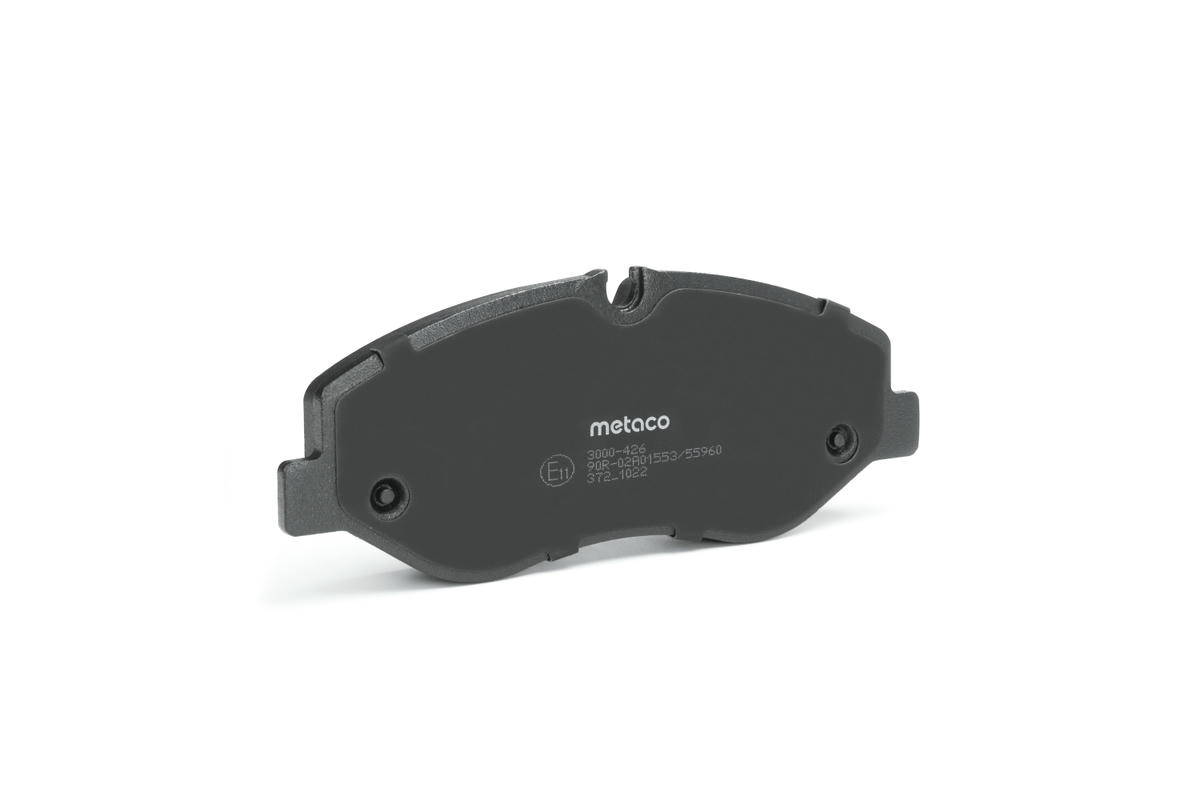 Колодки тормозные передние к-кт metaco 3000-426 preview 2