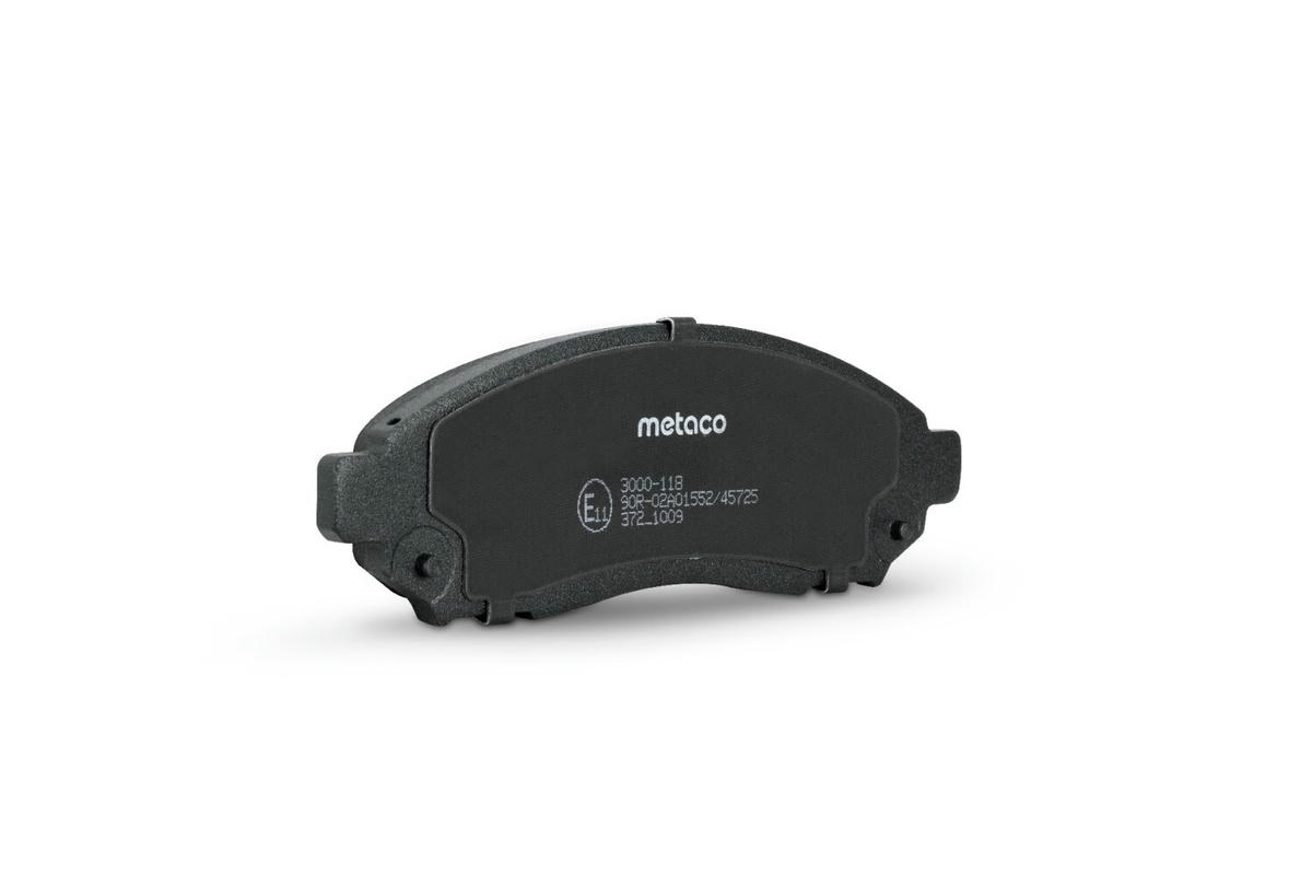 Колодки тормозные передние к-кт metaco 3000-118 preview 3 Колодки тормозные передние к-кт metaco 3000-118 preview 3