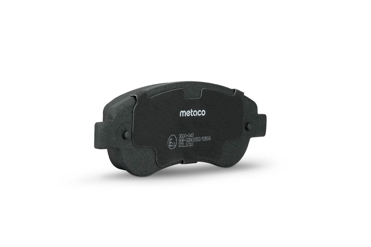 Колодки тормозные передние к-кт metaco 3000-043 preview 3