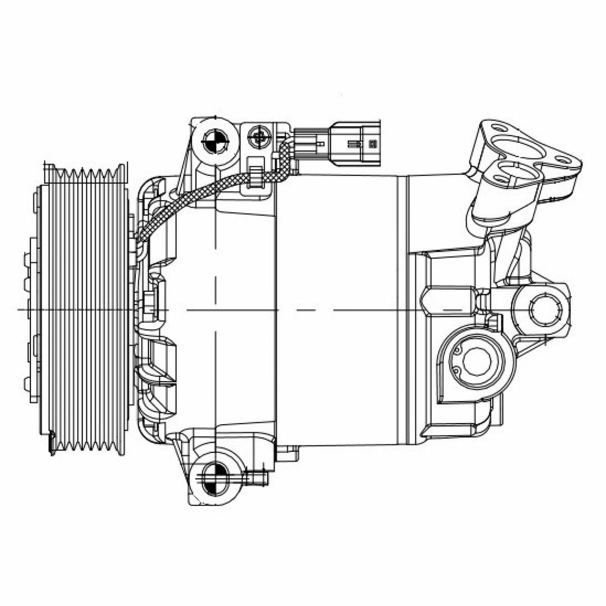 Компрессор системы кондиционирования LUZAR LCAC 14JB preview 3