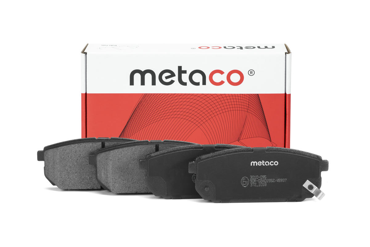Колодки тормозные задние дисковые к-кт metaco 3010-095 preview 1