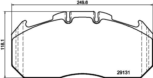 Колодки тормозные передние к-кт TRIALLI PFT 29131 preview 5