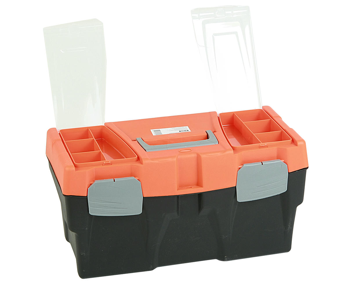 Ящик универсальный 500х250х260мм с лотком и 2 органайзерами на крышке ЭВРИКА preview 2