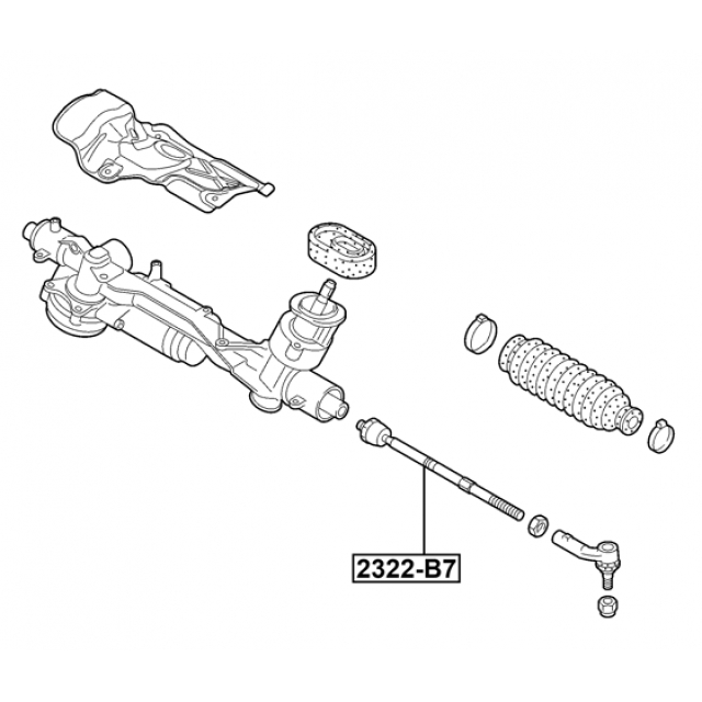Тяга рулевая FEBEST 2322-B7 preview 2