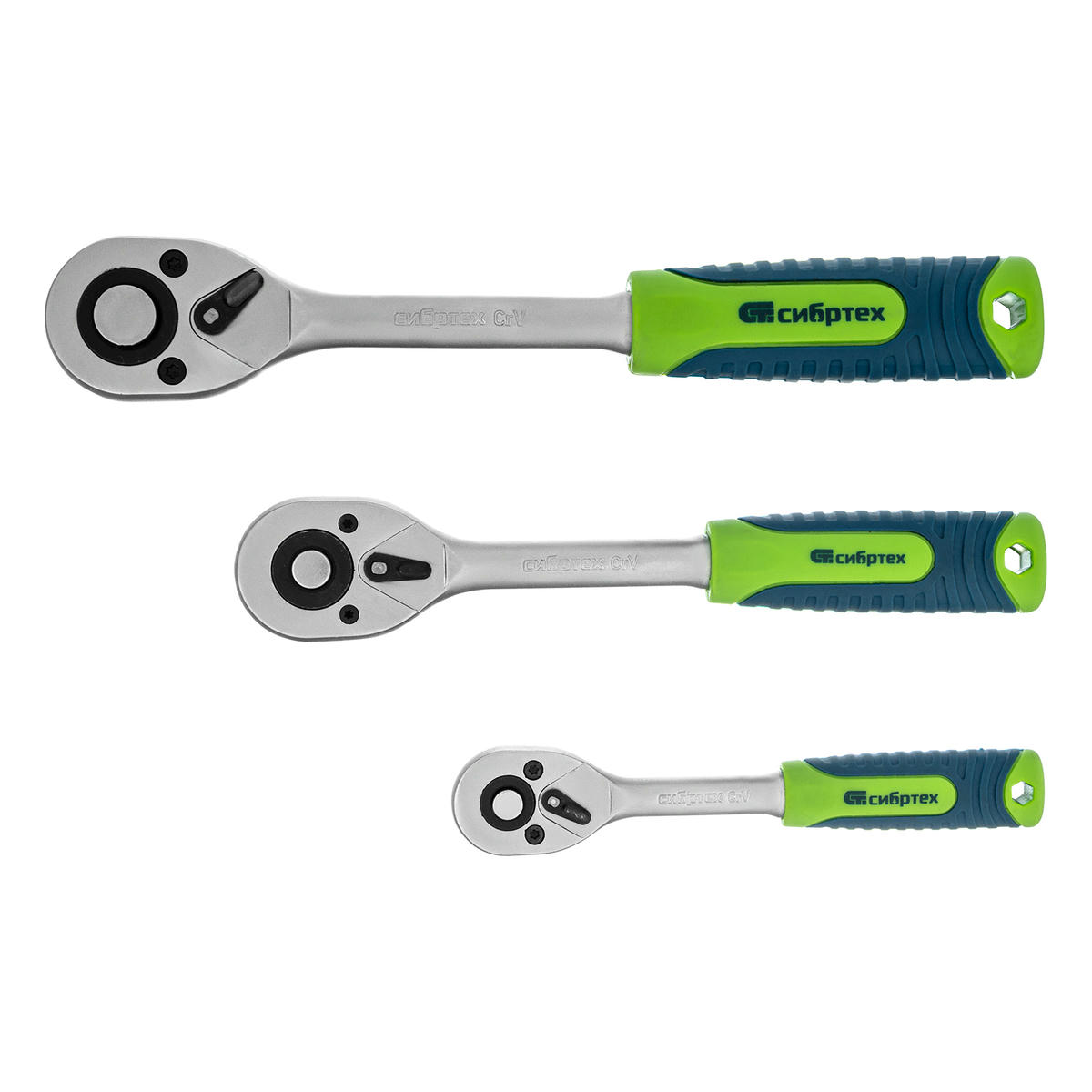 Набор инструментов 1/2", 3/8", 1/4", пластиковый кейс 215 предм. Сибртех preview 20