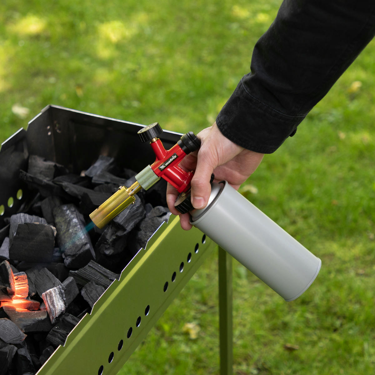 Горелка газовая пьезоподжиг, металл. корпус MATRIX preview 1