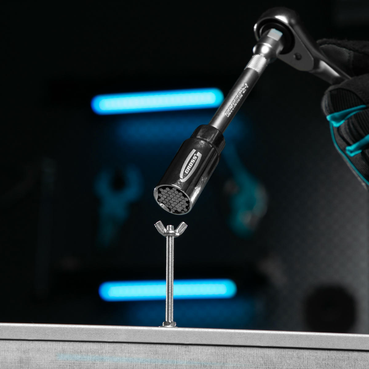 Головка торцевая универсальная 6-21 3/8" многоразмерная GROSS preview 15