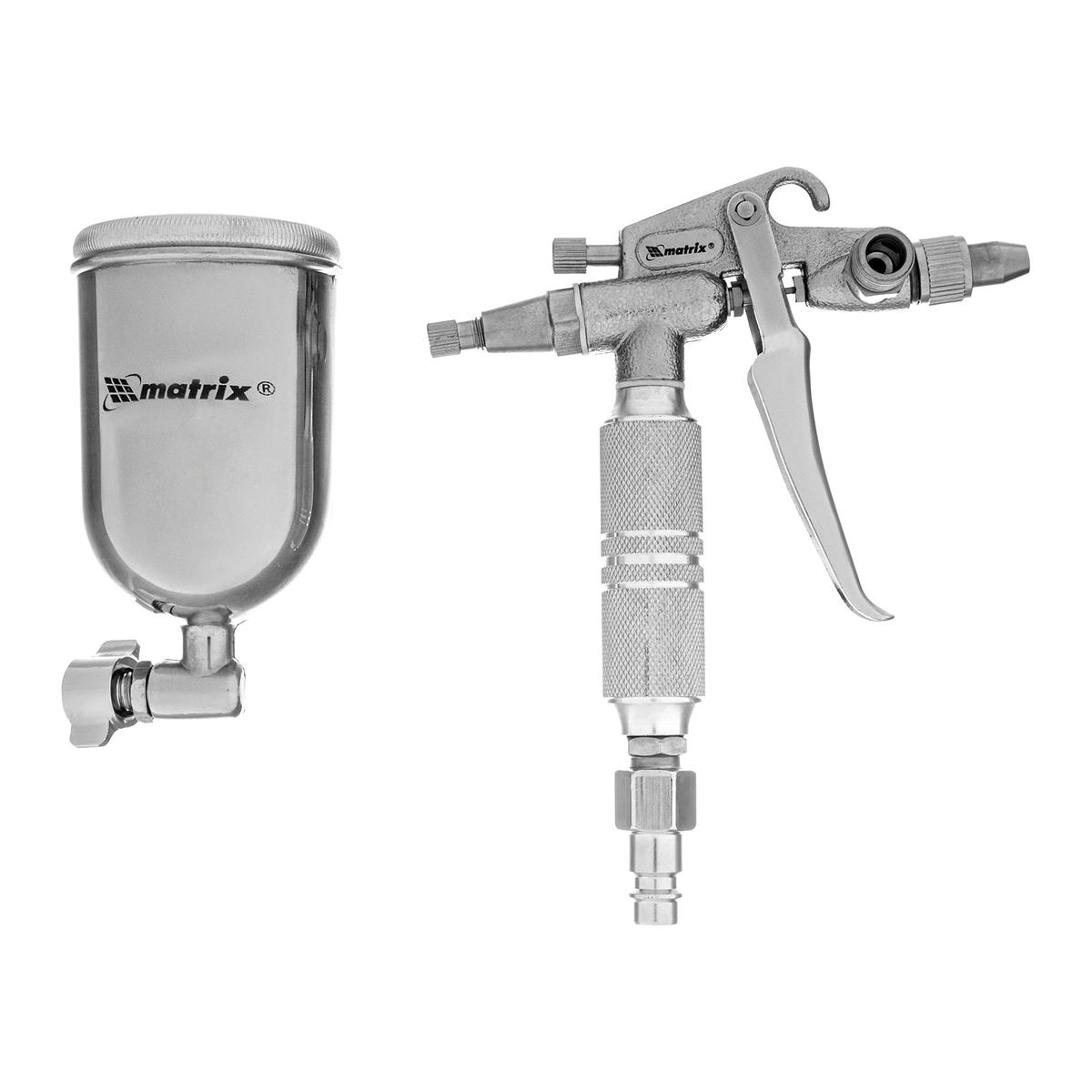 Краскопульт MATRIX для финишных работ с верхним бачком 0,1л (сопла 0.5мм) preview 7