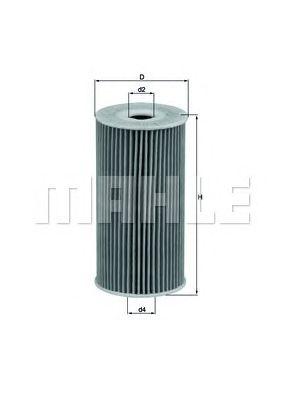 Фильтр масляный KNECHT OX 3651 D preview 1