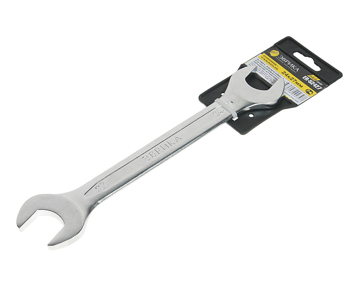 Ключ рожковый 24х27мм PRO ЭВРИКА preview 1