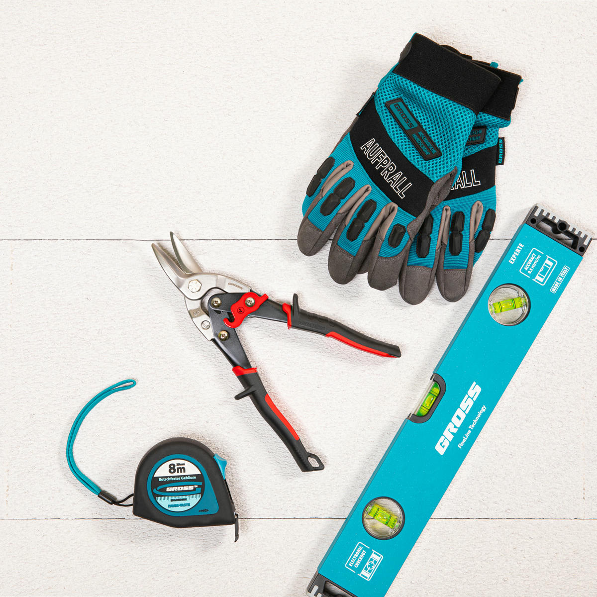 Ножницы по металлу "PIRANHA",250мм,прямой и левый резки GROSS preview 6