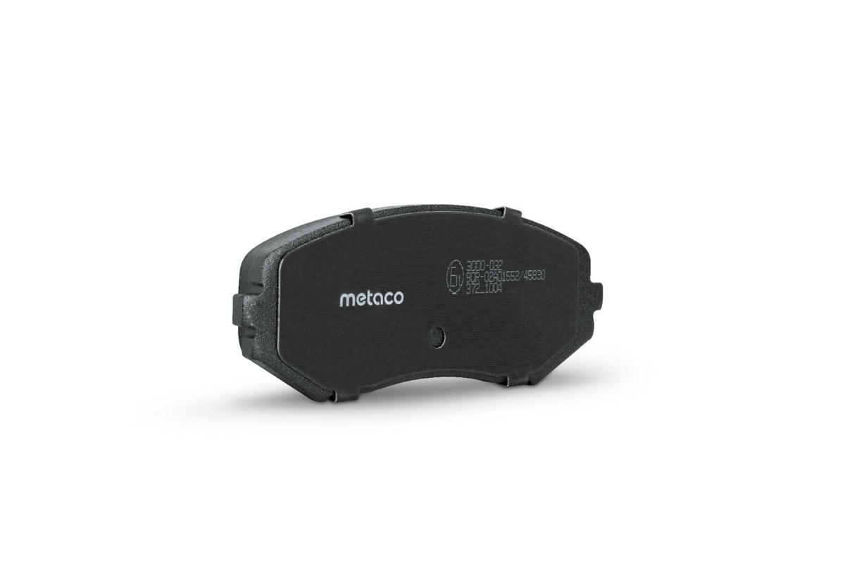 Колодки тормозные передние к-кт metaco 3000-032 preview 2