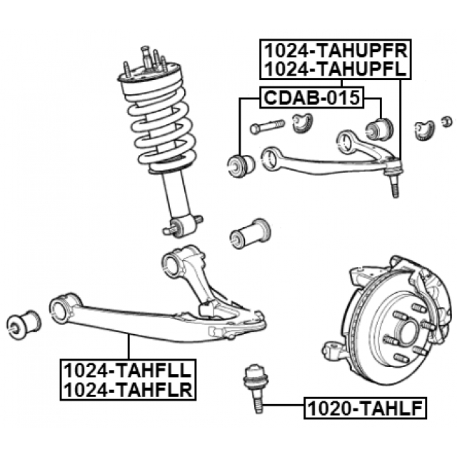 Рычаг передний FEBEST 1024-TAHUPFR preview 2