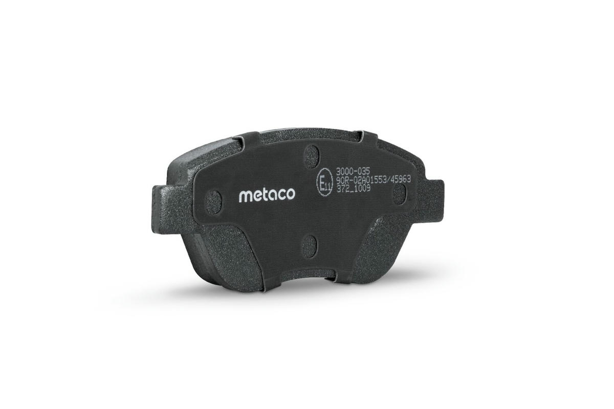 Колодки тормозные передние к-кт metaco 3000-035 preview 3
