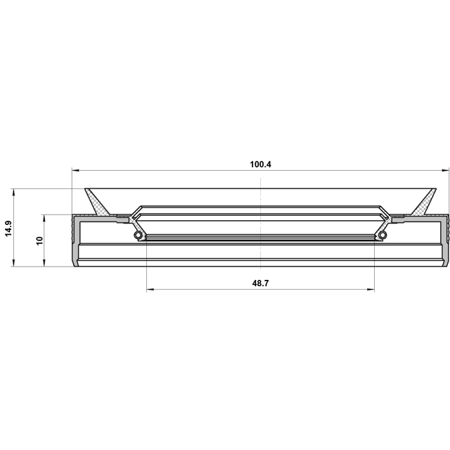 Сальник привода 48.7X100.4X10X14.9 preview 2
