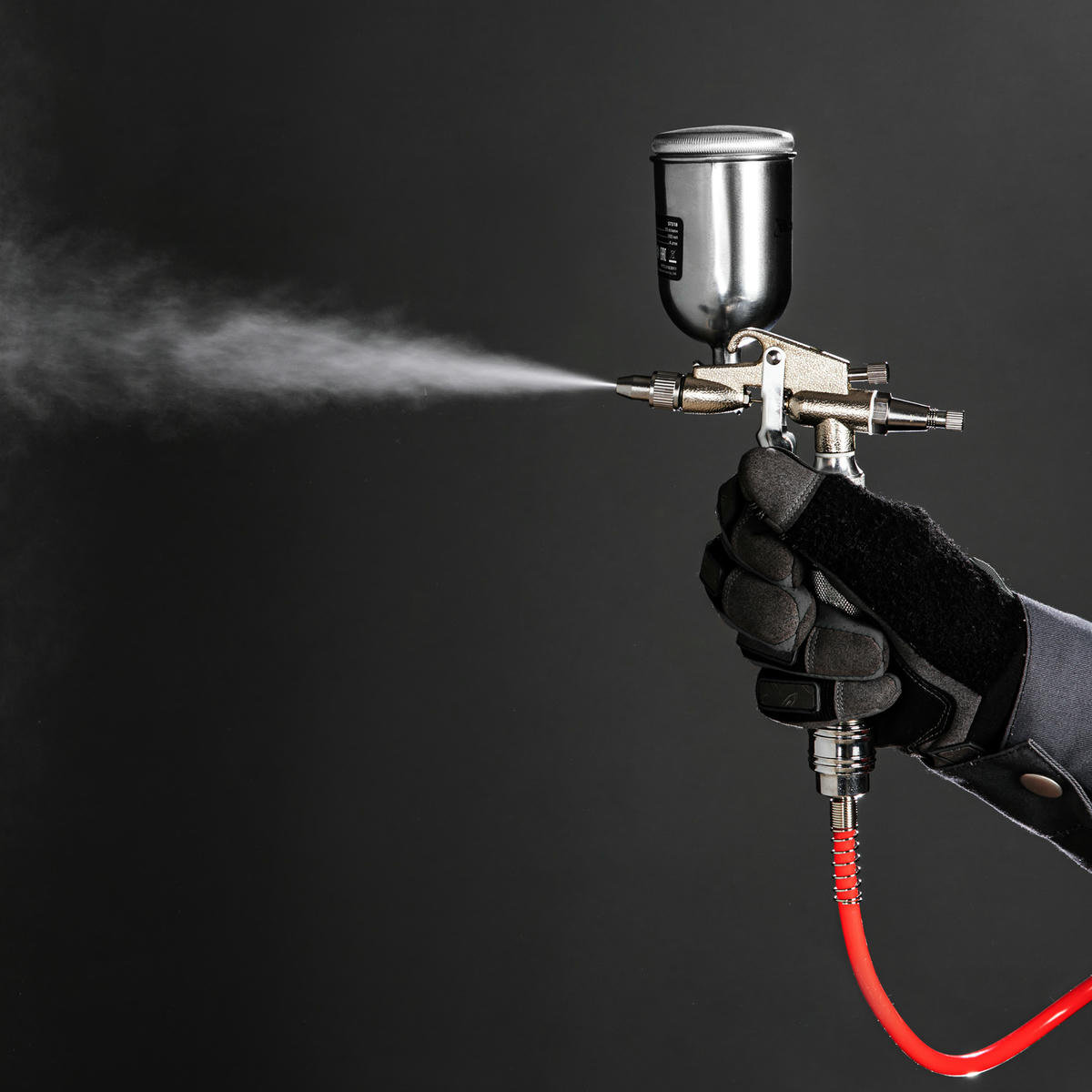 Краскопульт MATRIX для финишных работ с верхним бачком 0,1л (сопла 0.5мм) preview 1