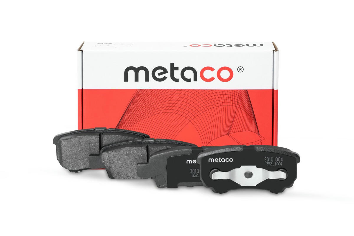 Колодки тормозные задние дисковые к-кт metaco 3010-004 preview 1