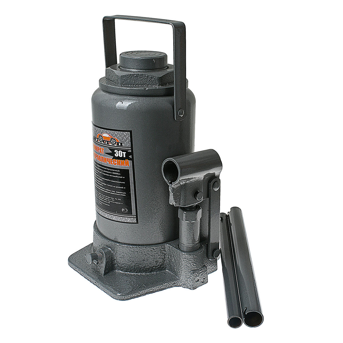 Домкрат бутылочный 30т гидравлический 255-415мм АВТОСТОП preview 1
