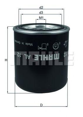 Фильтр пневматической системы MAHLE AL 12 preview 1