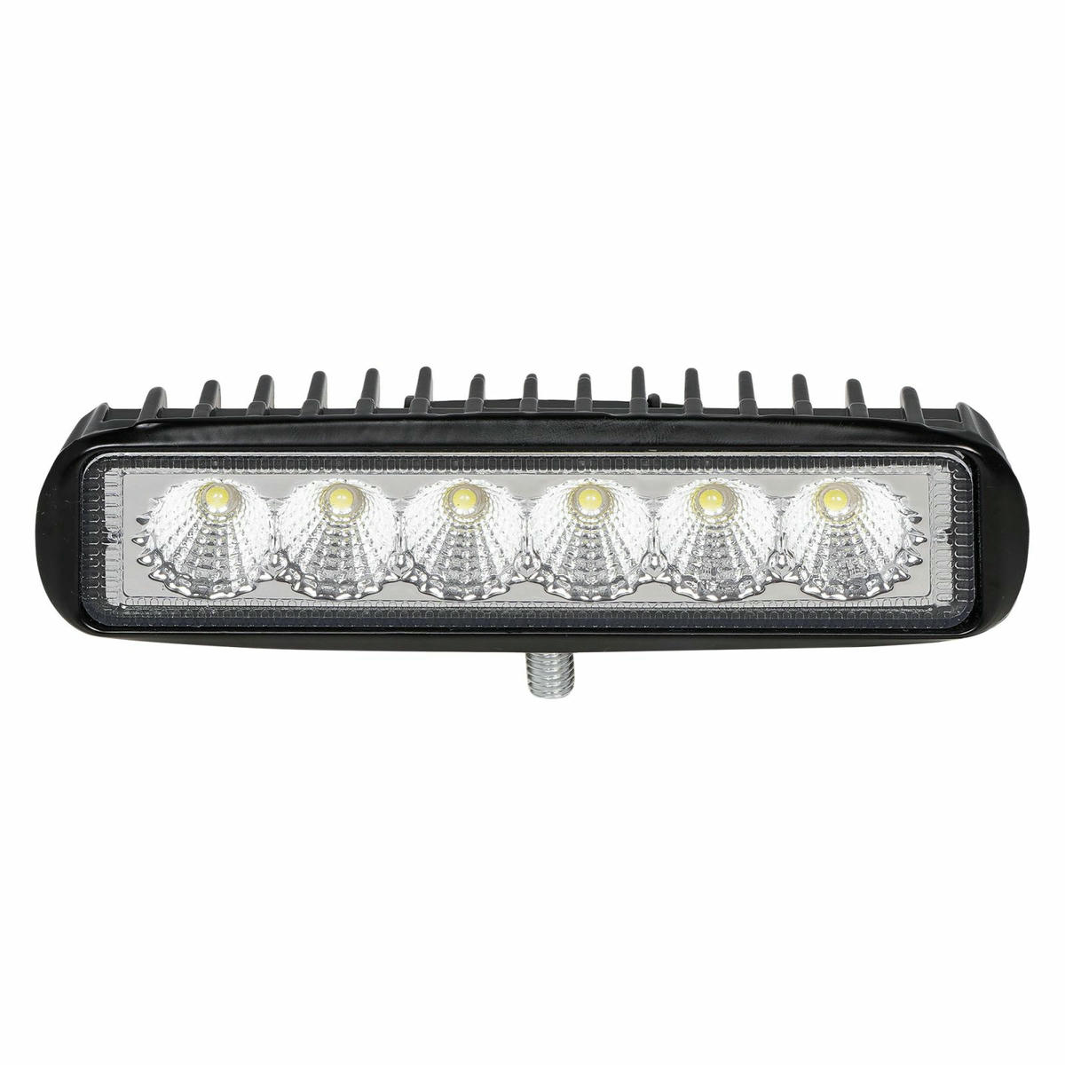 Фара светодиодная прямоугольная, 6 LED рассеянный свет, 18W (157х42х40) 12/24V (ALED005) preview 2