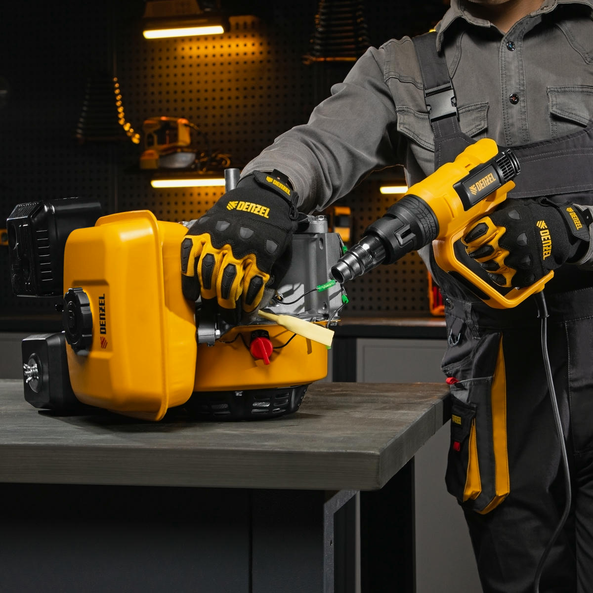 DENZEL 28005 Фен технический HG-2000M, 2000 Вт, 3 режима preview 11