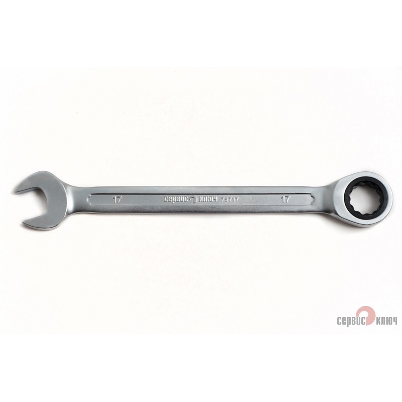 Ключ комбинированный 17мм трещоточный СЕРВИС КЛЮЧ preview 1