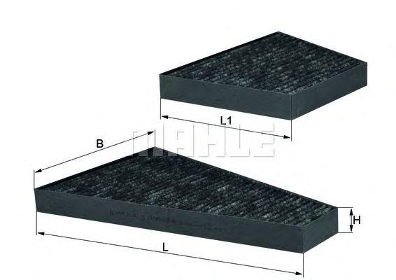 Фильтр салона угольный к-кт VW: PHAETON 02- preview 1