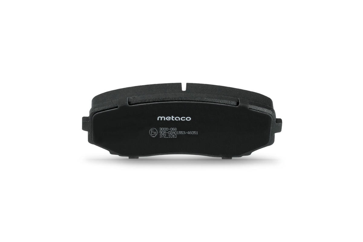 Колодки тормозные передние к-кт metaco 3000-068 preview 4