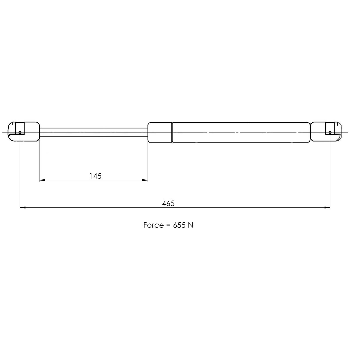 Газовый упор багажника TRIALLI GS 1009 preview 2