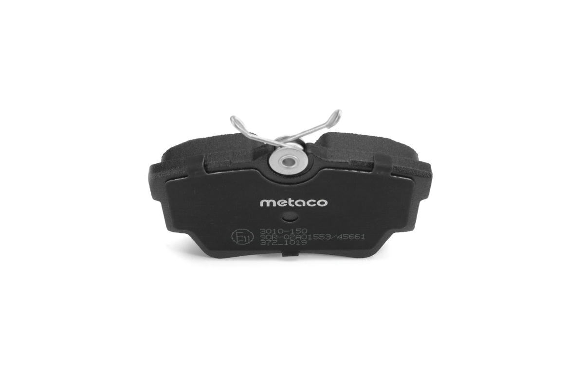 Колодки тормозные задние дисковые к-кт metaco 3010-150 preview 4