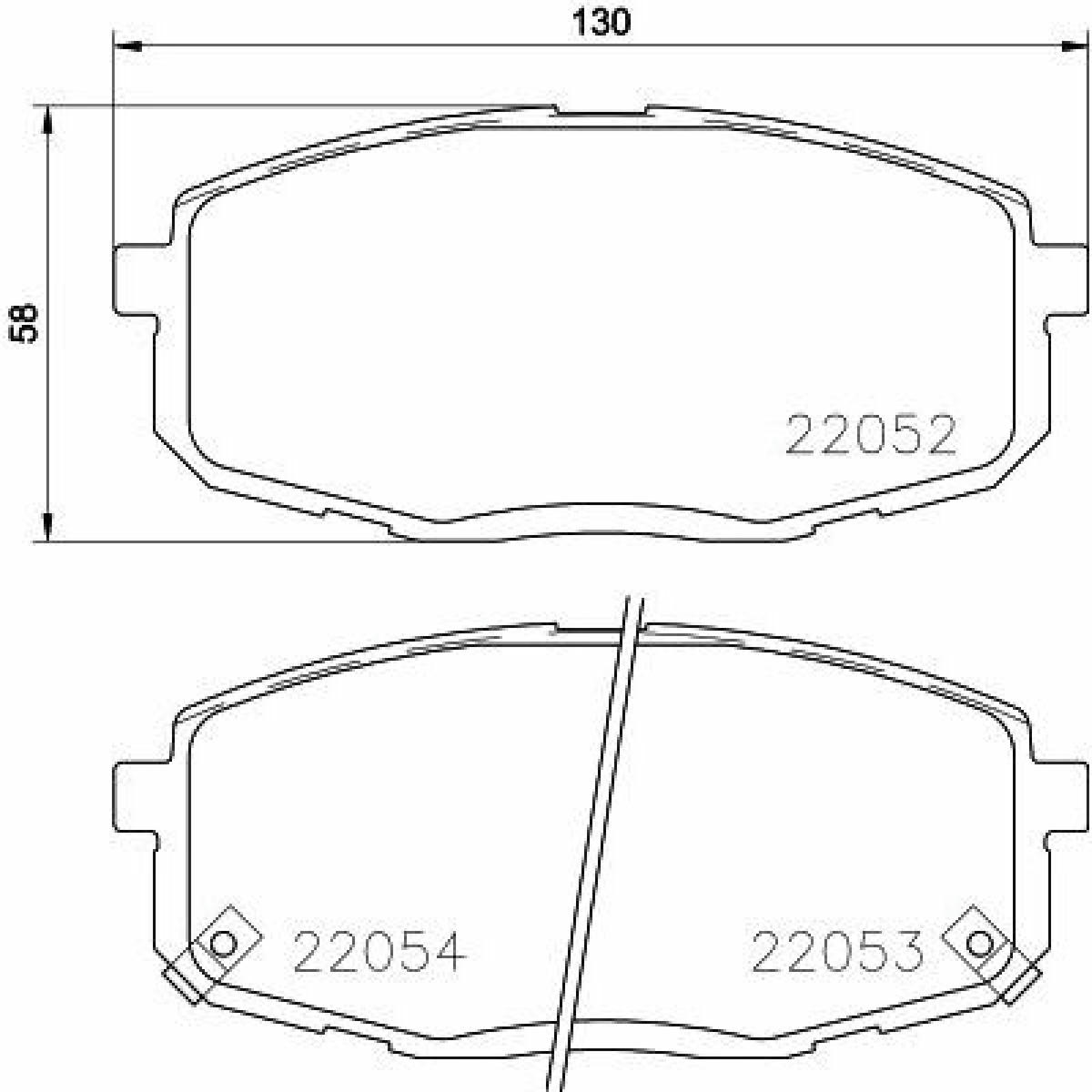 Колодки тормозные передние к-кт TRIALLI PF 0813 preview 3