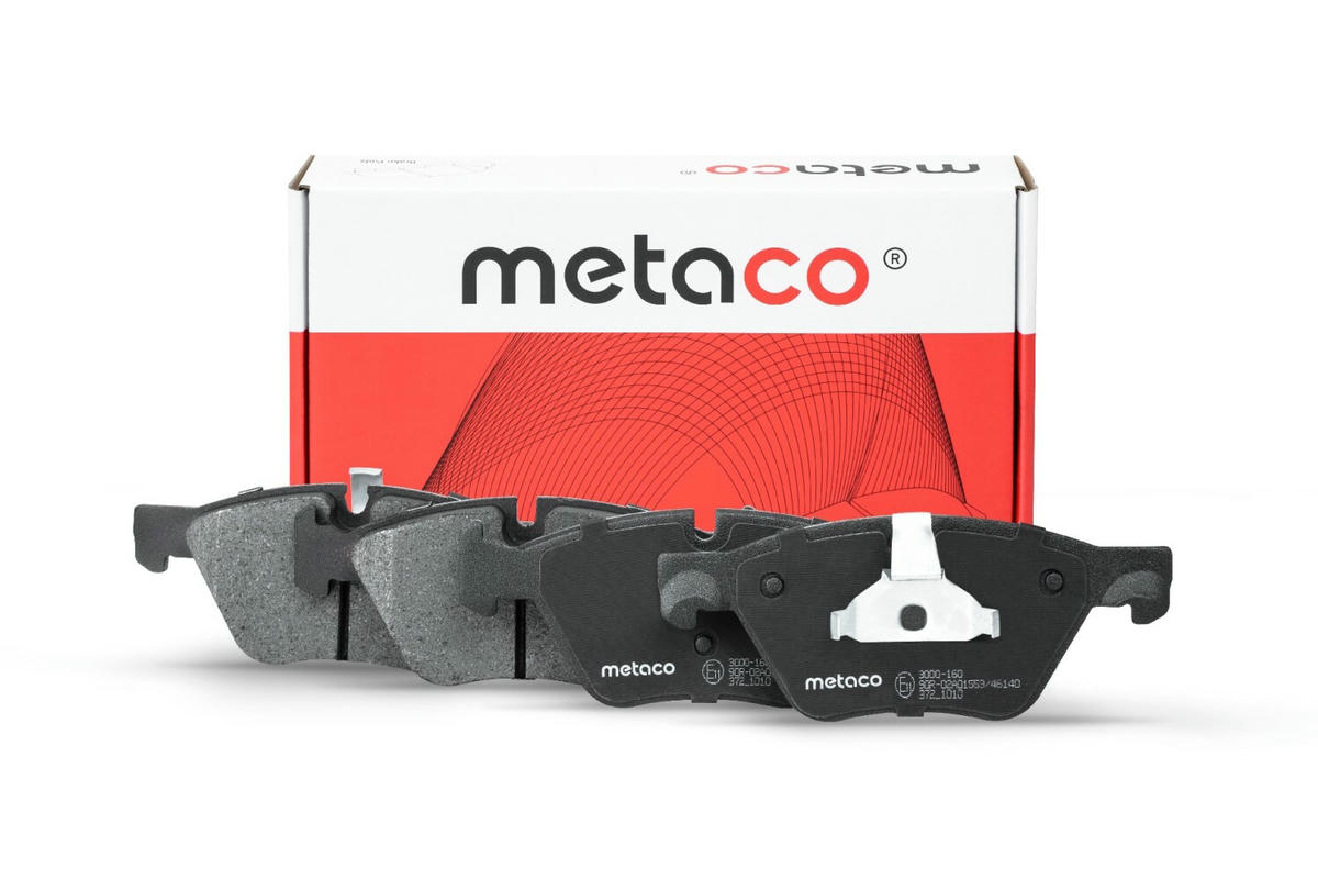 Колодки тормозные передние к-кт metaco 3000-160 preview 2