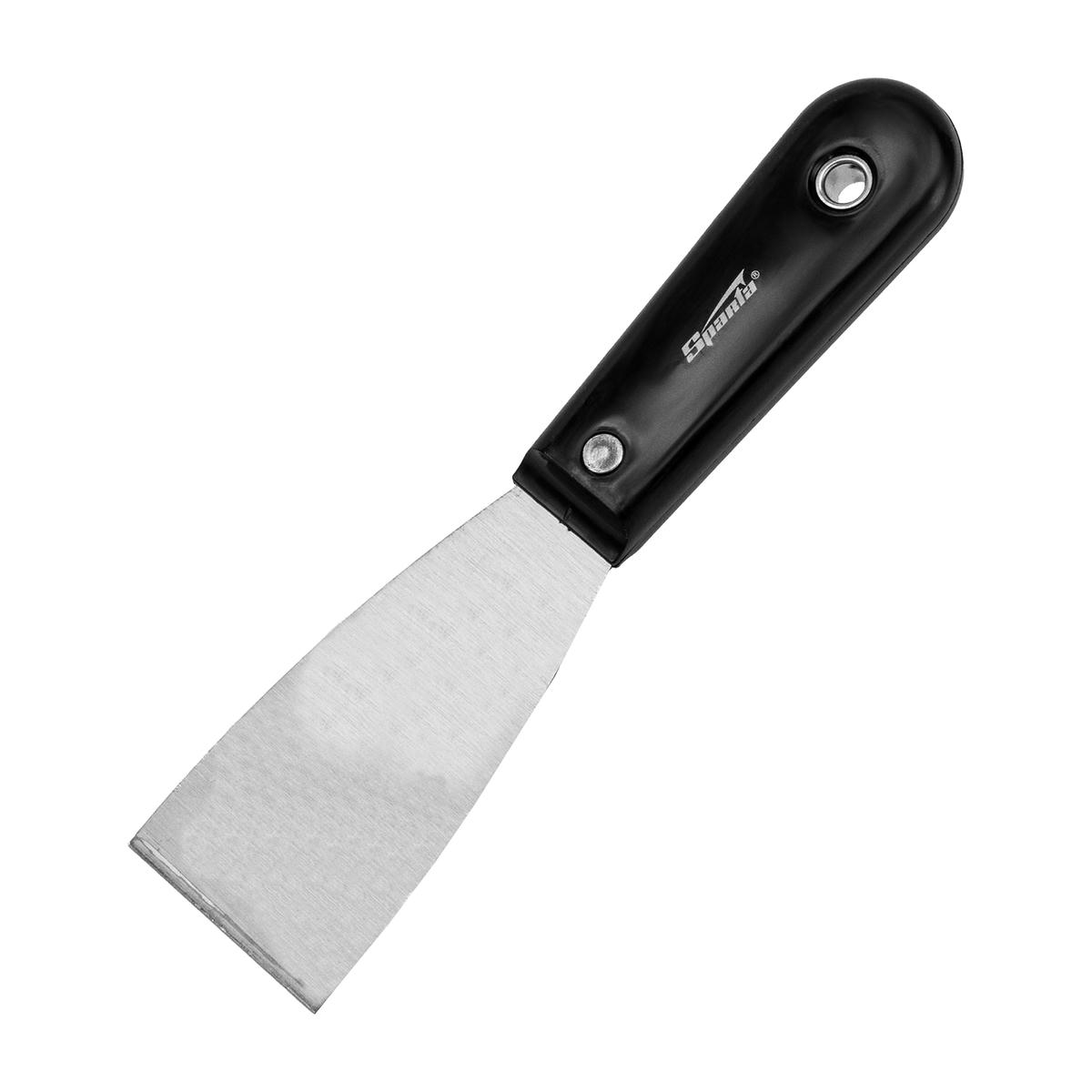 Шпательная лопатка стальная, 50 мм, полированная, пластмассовая ручка SPARTA preview 1