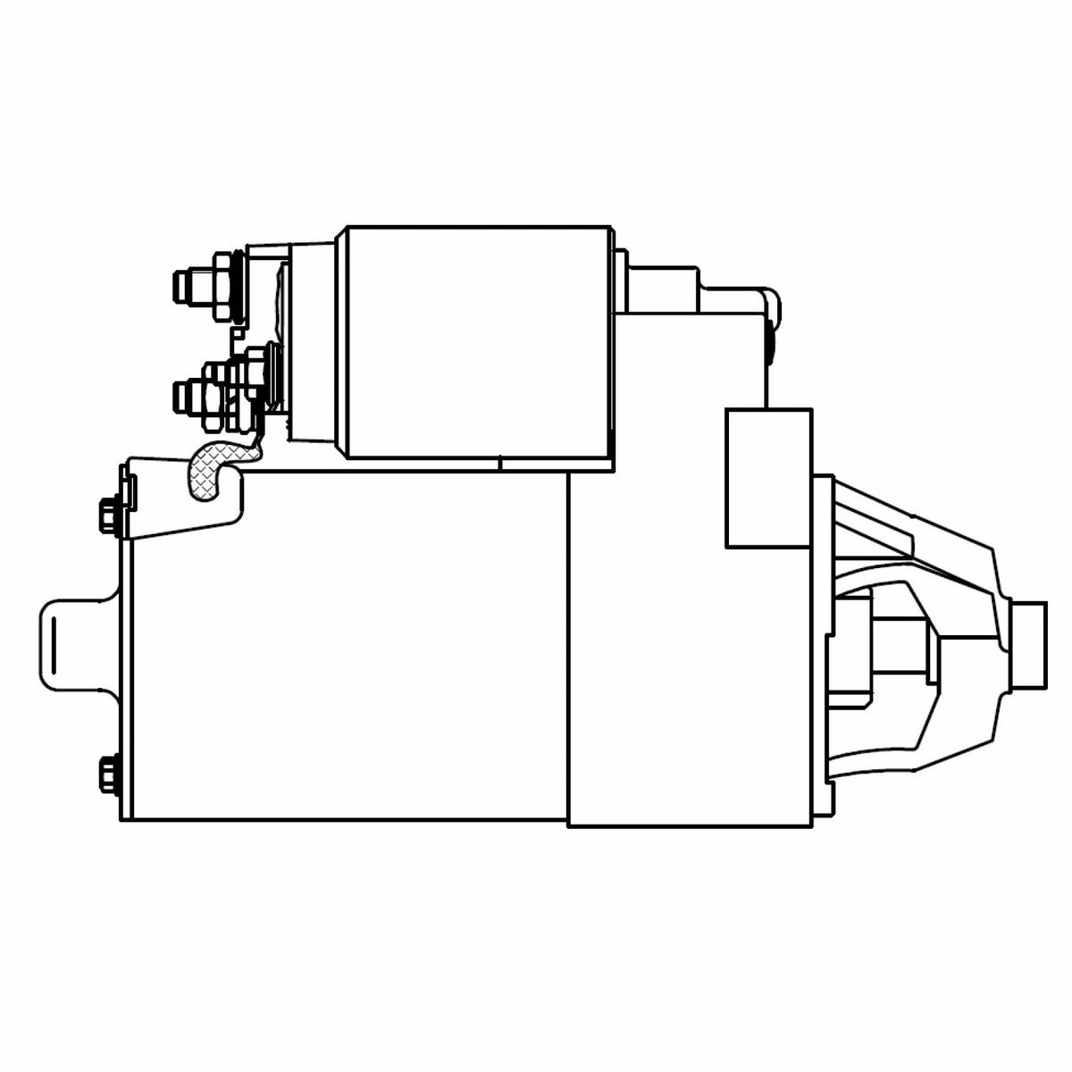 Стартер для а/м Ford Focus I (98-)/Mondeo II (96-) 1.8i/2.0i 1,4кВт (LSt 1006) preview 6