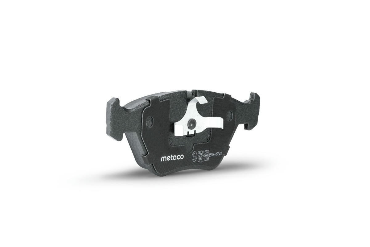Колодки тормозные передние к-кт metaco 3000-222 preview 2