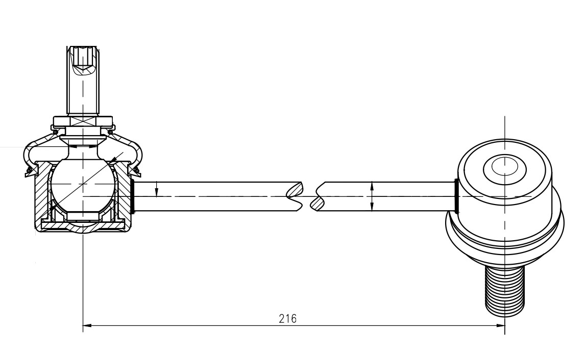 Стойка переднего стабилизатора TRIALLI SP 0844 preview 3