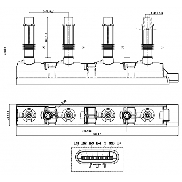 Катушка зажигания FEBEST 18640-003 preview 2