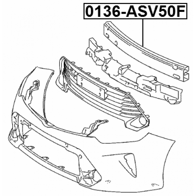 Усилитель бампера переднего preview 2