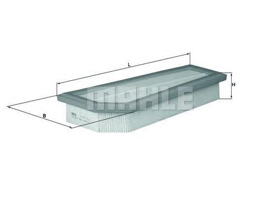 Фильтр воздушный MERCEDES C (W204),E (W212) (07-) (1.8) MAHLE preview 1