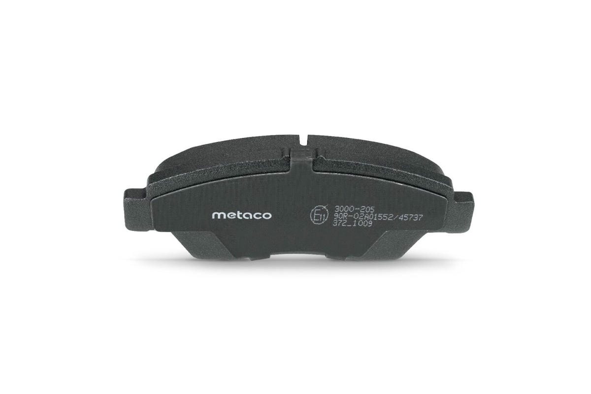Колодки тормозные передние к-кт metaco 3000-205 preview 5